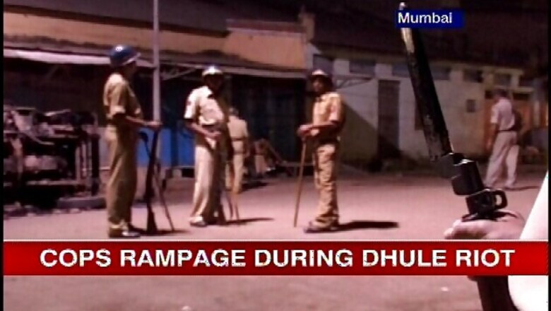 Dhule riot: 6 policemen arrested for indulging in vandalism