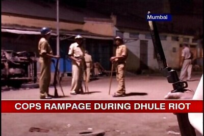 Dhule riot: 6 policemen arrested for indulging in vandalism