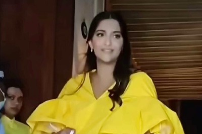 Mom-to-be Sonam Kapoor Looks Radiant in Yellow As She is Clicked Ahead Of Her Baby Shower
