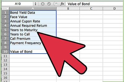 How to Calculate Bond Value in Excel
