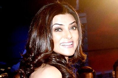 Look of the day: Sushmita Sen looks every inch the princess in a cobalt blue Shantanu & Nikhil gown