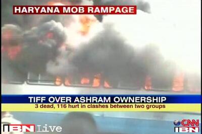 Rohtak clashes: Stand-off ends as police evacuate ashram