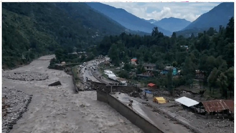 Manali Rain: Highway Swept Away, Buildings Down, Drone Footage Shows Devastation | WATCH