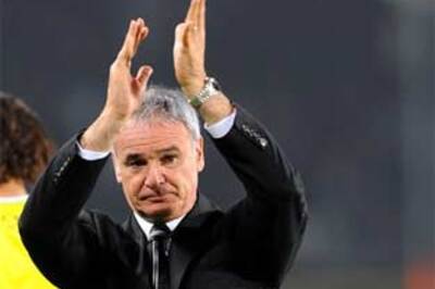 Claudio Ranieri is the new coach of Roma