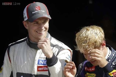 Hulkenberg surprises himself after qualifying 3rd