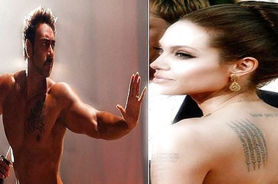Ajay Devgn to Angelina Jolie: Stars' religious tattoos that'll have you looking at the art in a completely different way