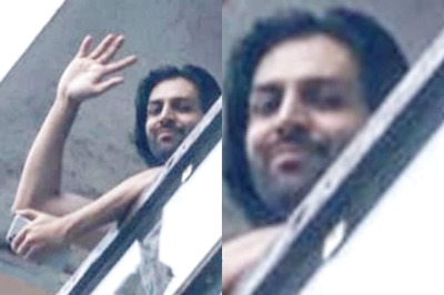 Kartik Aaryan Snapped in His Balcony, Fans Clearly Can’t Keep Calm