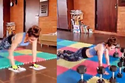 Soha Ali Khan Gives Us Fitness Goals By Giving Twists To Normal Planks; Watch Video