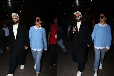 Ranveer Singh Holds Deepika Padukone's Hand As They Arrive In Mumbai In Style; Watch Video