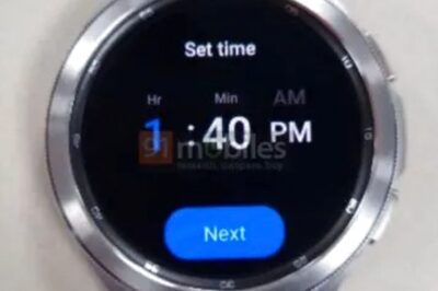 Samsung Galaxy Watch 4 Classic Live Images Leaked: Physical Dial, Two Buttons Hinted