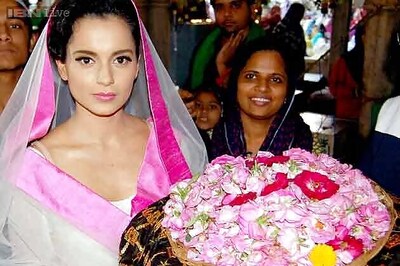 Snapshot: Kangana Ranaut prays at Ajmer Sharif for success of 'Rajjo'