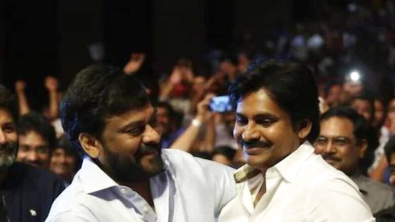 At Jahnvi Narang's Wedding, Pawan Kalyan and Chiranjeevi Share a Warm Hug