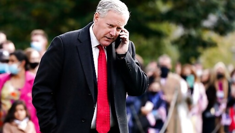 Trump Chief Of Staff Meadows Diagnosed With COVID-19