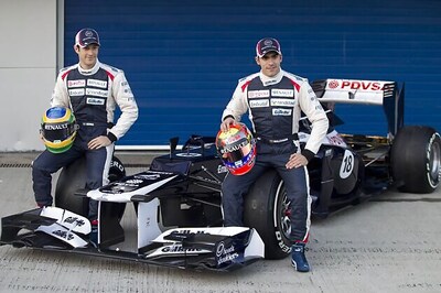 Maldonado leads F1 testing for Williams