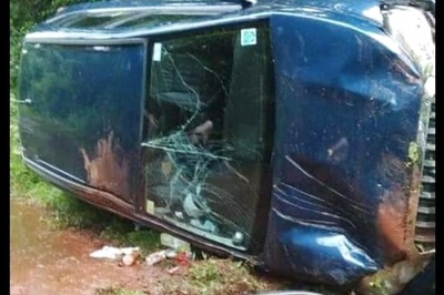 Manohar Parrikar's Son Abhijit Met with Accident in South Goa; Car Crushed