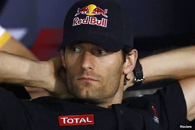 Webber indicates to stay in F1 next year