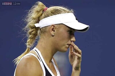 Wozniacki loses in the French Open in the first round