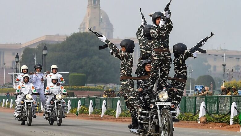 Women CRPF Bikers to Make Republic-day Parade Debut with Daredevil Stunts