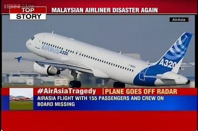 Singapore activates air force, navy for search for missing AirAsia flight QZ8501