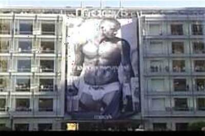 All eyeballs on Beckham post underwear ad