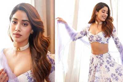 Mr & Mrs Mahi Promotions: Janhvi Kapoor In A Floral Print Lehenga Is A Mood