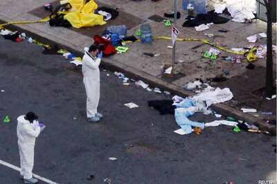 Boston: Lid of pressure cooker used blasts found