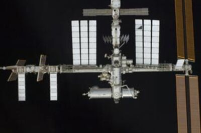 International Space Station crew evacuates to duck debris