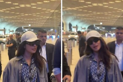 Priyanka Chopra Heads Out Of Mumbai, Enjoys Rains On Her Way To Airport
