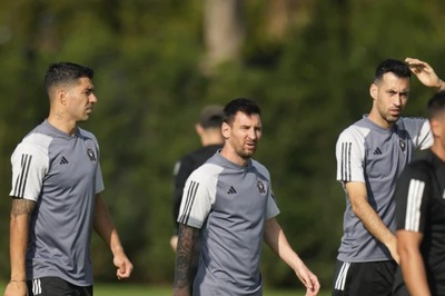 Luis Suarez Officially Joins Training Alongside Lionel Messi, Sergio Busquets, Jordi Alba in Inter Miami