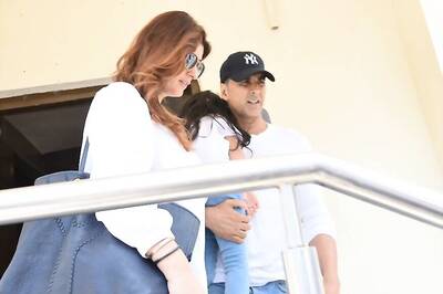 Akshay Kumar Enjoys Day Out with Daughter Nitara, Wife Twinkle Khanna