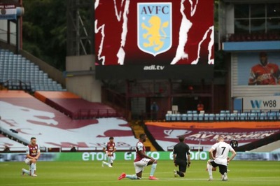 Aston Villa, Sheffield United Players Take Knee on Premier League Restart