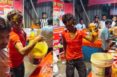 Bangladeshi Vendor's Unique Jhal Muri Preparation In Paint Bucket Is Viral