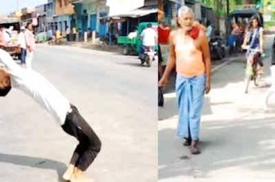 Watch: Boy, Doing Somersault, Accidentally Kicks Girl On Bicycle