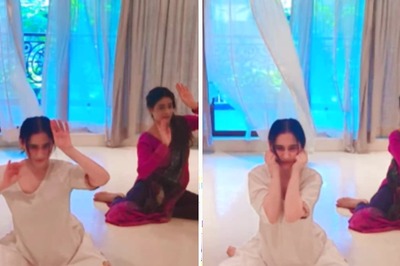 Sanjeeda Shaikh's Expression Is 10/10 In This BTS Clip From Heeramandi