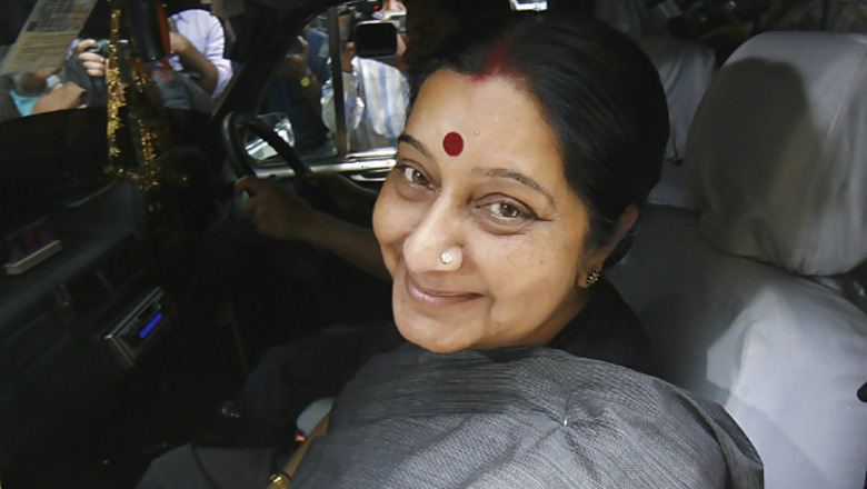 Sushma Swaraj's aircraft lands at Jaipur after a technical snag