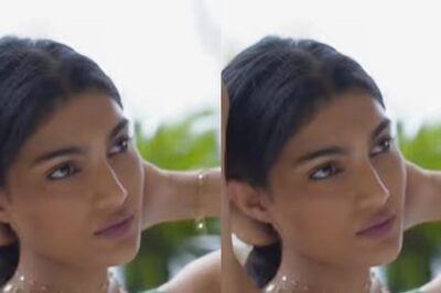 Salman Khan's Niece Alizeh Agnihotri Turns Model for Jewellery Brand, Flaunts Her Curves in Olive Green Bralette