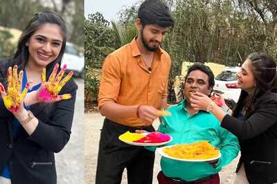 Rama Raghav Actors Aishwarya Shete And Nikhil Damle Wish Fans A Colourful Holi