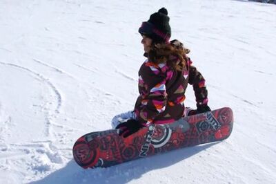 How to Snowboard on Toeside