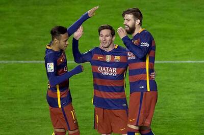La Liga: Messi's hat-trick sinks Vallecano, powers Barcelona to a record win