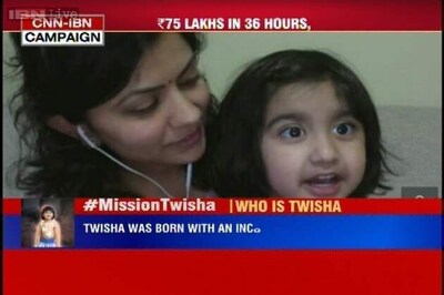 Mission Twisha: Help worth Rs 94 lakhs pours in for four-year-old