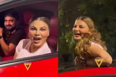 Rakhi Sawant Sings ‘Main To Beghar Hun’ While Enjoying Night Drive With BF Adil Khan; Watch
