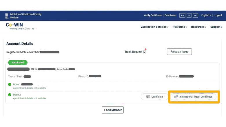 CoWIN Now Allows You To Download International Travel Certificate: How To Download