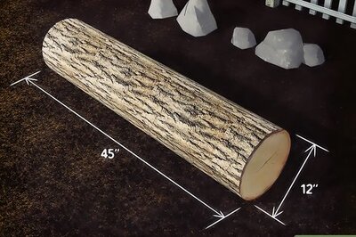 How to Turn a Log Into a Planter