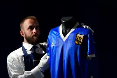 Diego Maradona's 'Hand of God' World Cup Jersey Auctioned for USD 9.3 Million