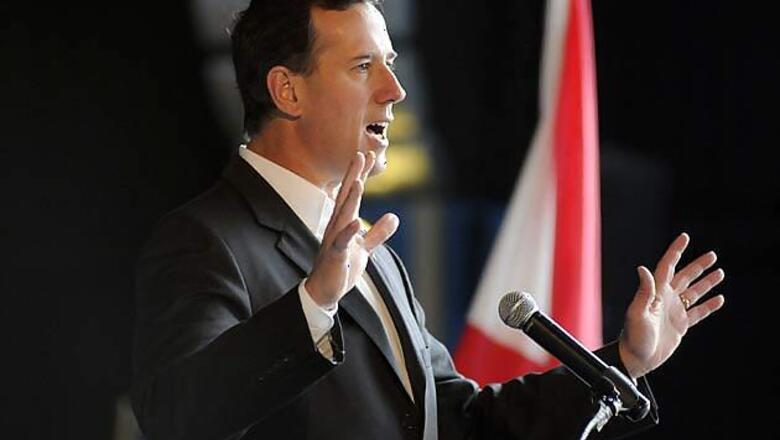 Santorum wins Louisiana, flexing Southern muscle