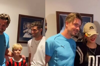 Little Boy Doesn't Recognise Rihanna, Asks Her To Click His Photo With Footballer Jack Grealish