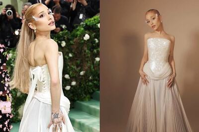 Met Gala 2024: Ariana Grande Is A Disney Princess In Custom Corset Strapless Gown