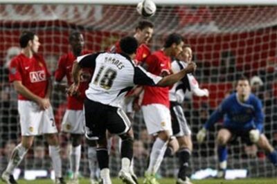 Manchester United survive spirited Derby fightback