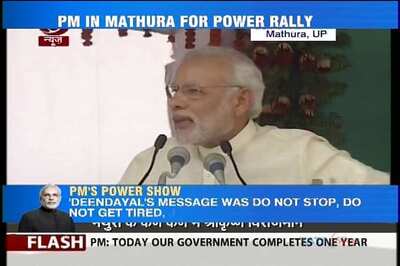 PM Modi lauds his government's efforts in past one year, slams UPA