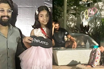 Allu Arjun 'Amazed' By Little Munchkin Allu Arha's Yoga Skills As She Nails A Difficult Pose; See Pic